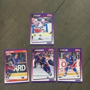 1991 Score hockey card lot- Rangers